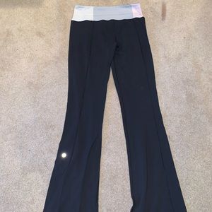 Lululemon reversible flared yoga pants